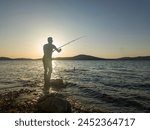 Fishing for pike  perch  carp....