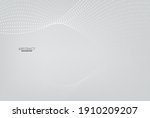 abstract white and grey flow... | Shutterstock .eps vector #1910209207