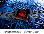 Computer Virus Sign On Circuit...