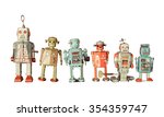 Old Classic Tin Robot Toys...