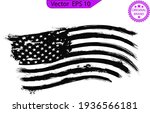 usa flag. distressed american... | Shutterstock .eps vector #1936566181