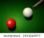 Snooker Game   Player Aiming...