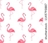 flamingo bird background  ... | Shutterstock .eps vector #1145793887