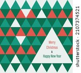 merry christmas and happy new... | Shutterstock .eps vector #2107374521