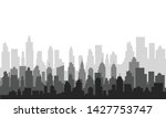 modern city skyline vector... | Shutterstock .eps vector #1427753747