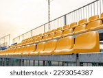 Empty vacant small stadium...