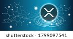 ripple xrp coin symbol with... | Shutterstock .eps vector #1799097541