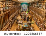 Small photo of London October 2018. A view of Daunt Bookshop in marylebone in London