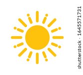 sun lighter icon symbol vector... | Shutterstock .eps vector #1645571731