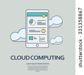 cloud computing concept... | Shutterstock .eps vector #331358867