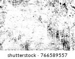 grunge black and white pattern. ... | Shutterstock . vector #766589557