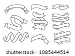 set line ribbon | Shutterstock .eps vector #1085644514
