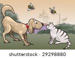 Illustration Of A Dog And A Cat ...