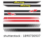 vehicle vector decal stripes... | Shutterstock .eps vector #1890730537