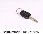 car key isolated on white | Shutterstock . vector #1040214847