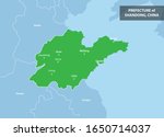 Shangdong Prefecture Map China Country
