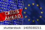 european union and crisis ahead ... | Shutterstock . vector #1405030211