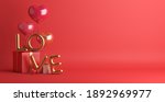 happy valentines day decoration ... | Shutterstock . vector #1892969977