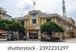 Small photo of Ho Chi Minh City, Vietnam - December 8, 2020 : Cho Lon Central Post Office At Chinatown Area In Ho Chi Minh City. This Building Is One Of Old Places In Chinatown Area.