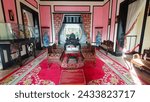 Small photo of Vung Tau, Vietnam - ‎November 16, 2022 : Furniture Inside Of White Palace In Vung Tau City. Built In 1898, White Palace Served As A Holiday Retreat For French Indochina Colonial Administrator.