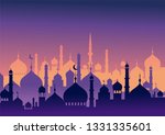 ramadan kareem greeting card... | Shutterstock .eps vector #1331335601
