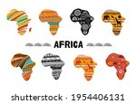 Africa Patterned Map ...