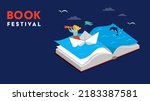 book festival concept of a...