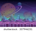 fantasy seamless alien... | Shutterstock .eps vector #337946231
