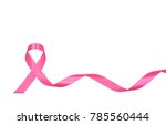 pink ribbon breast cancer... | Shutterstock . vector #785560444