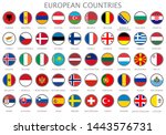 all national flags of the... | Shutterstock .eps vector #1443576731