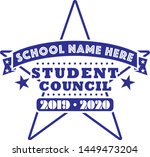 student council tee shirt... | Shutterstock .eps vector #1449473204