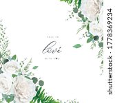 wedding invitation  invite ... | Shutterstock .eps vector #1778369234
