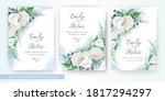wedding invite  invitation... | Shutterstock .eps vector #1817294297