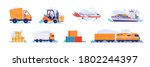 delivery and logistics... | Shutterstock .eps vector #1802244397