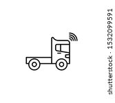 lorry transport connection icon.... | Shutterstock .eps vector #1532099591