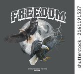 Freedom Varsity Slogan Print...