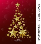 christmas and new years red... | Shutterstock .eps vector #1230706921
