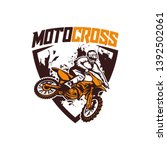Moto Cross Logo Vector Racing...