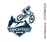 Mountain Bike Logo Vector Symbol