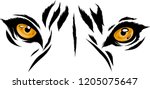 Vector Illustration Tiger Eyes...