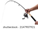 Feeder rod for fishing isolated ...