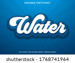 water text effect template with ... | Shutterstock .eps vector #1768741964