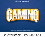 gaming text effect template... | Shutterstock .eps vector #1928101841