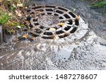 Grid Of Storm Sewers With Mud...