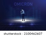 omicron economic downturn ... | Shutterstock .eps vector #2100462607