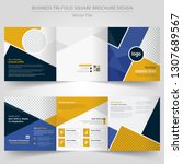 business templates for tri fold ... | Shutterstock .eps vector #1307689567