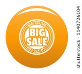 big sale logo. simple... | Shutterstock .eps vector #1140726104