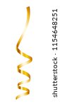 yellow serpentine ribbon mockup.... | Shutterstock . vector #1154648251