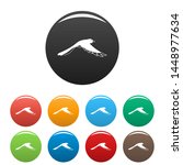 Flying Magpie Icons Set 9 Color ...