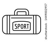 Sport Bag Icon. Outline Sport...